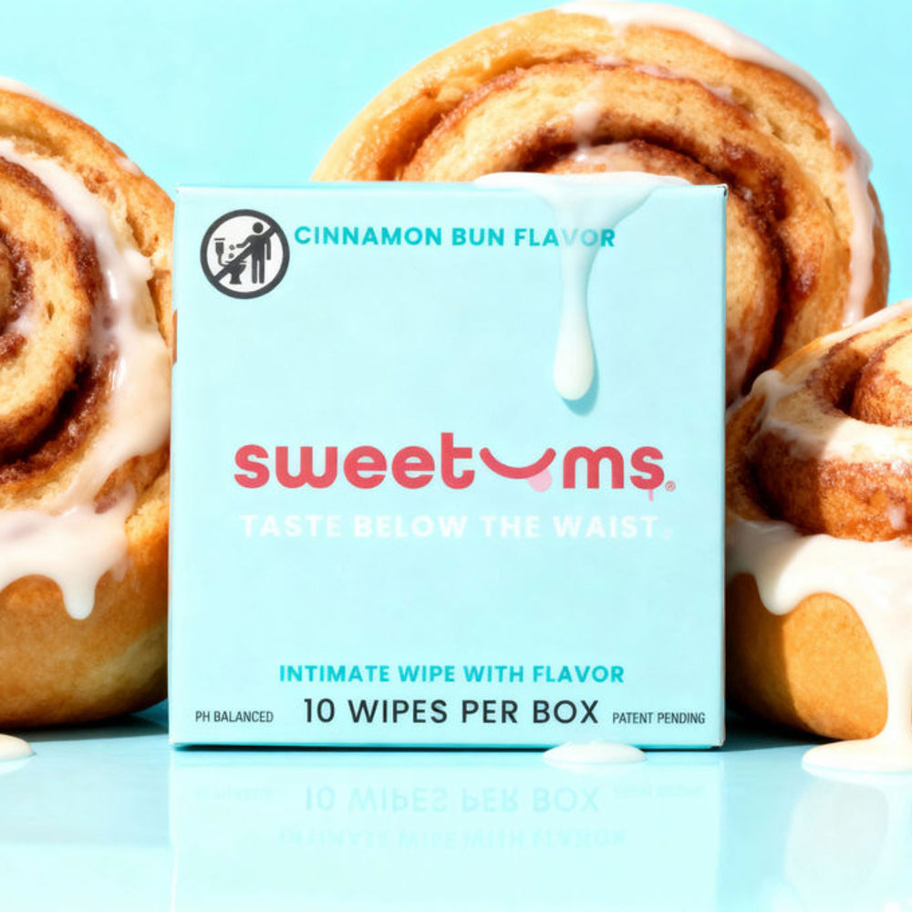FLAVORED INTIMATE WIPES - CINNAMON BUN