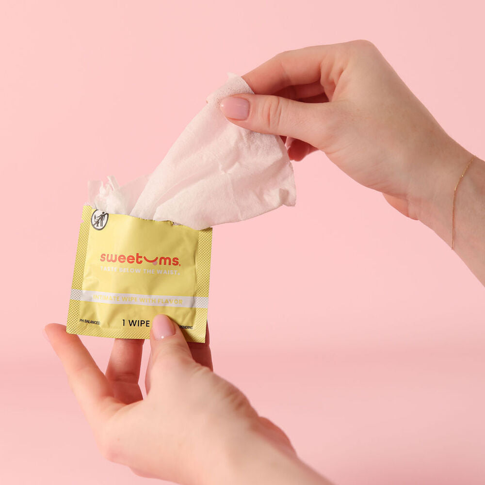 FLAVORED INTIMATE WIPES - PINA COLADA
