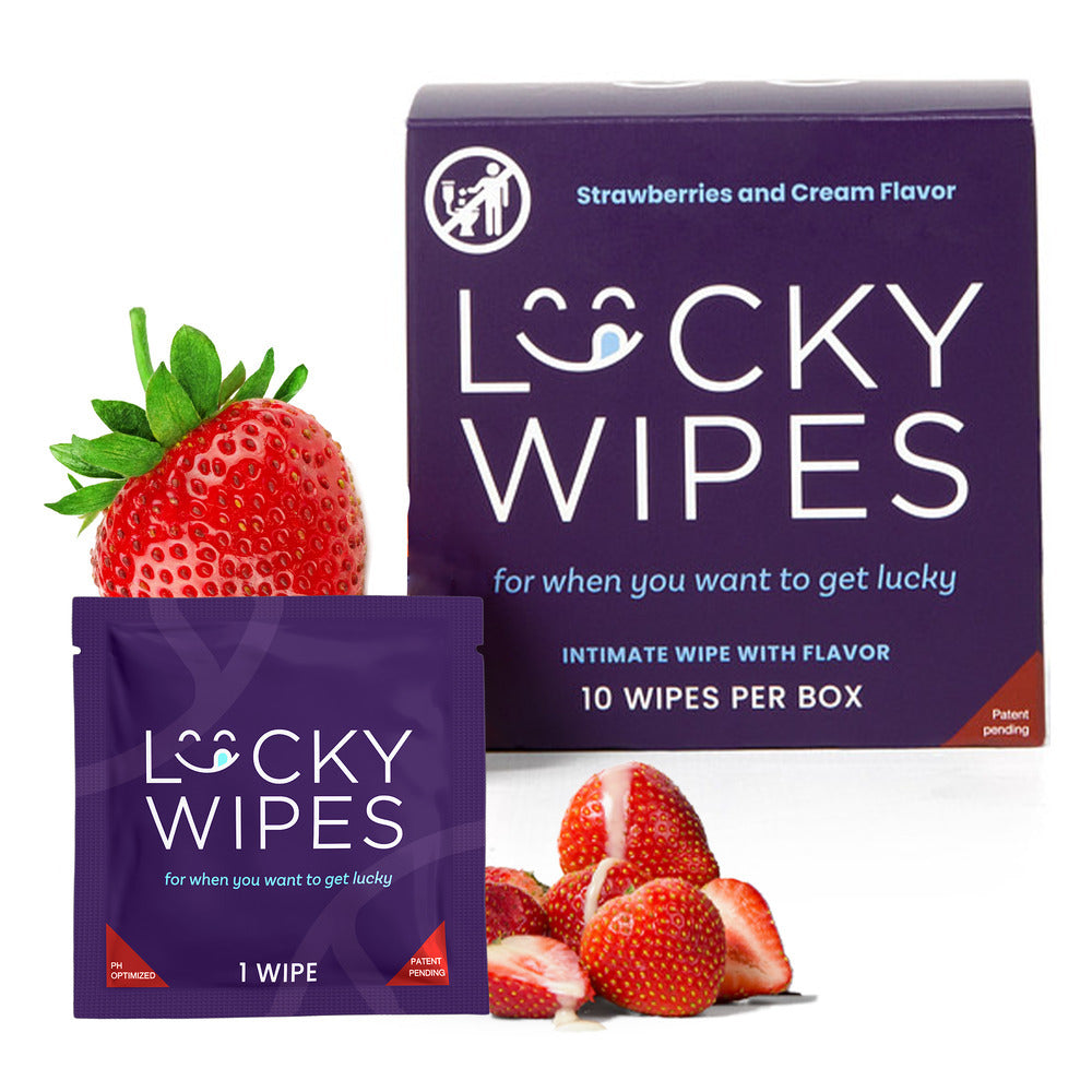 LUCKY WIPES - STRAWBERRIES & CREAM