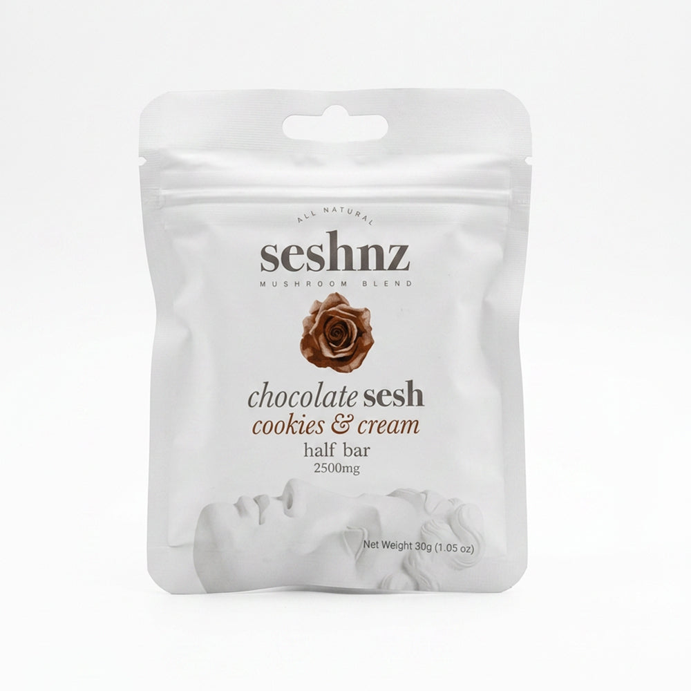 Seshnz Mushroom Blend Chocolate Half Bar - 2500 mg