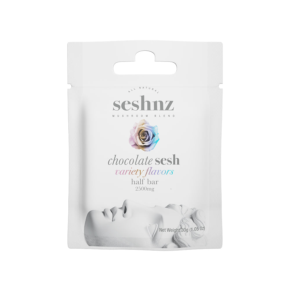 Seshnz Mushroom Blend Chocolate Half Bar - 2500 mg