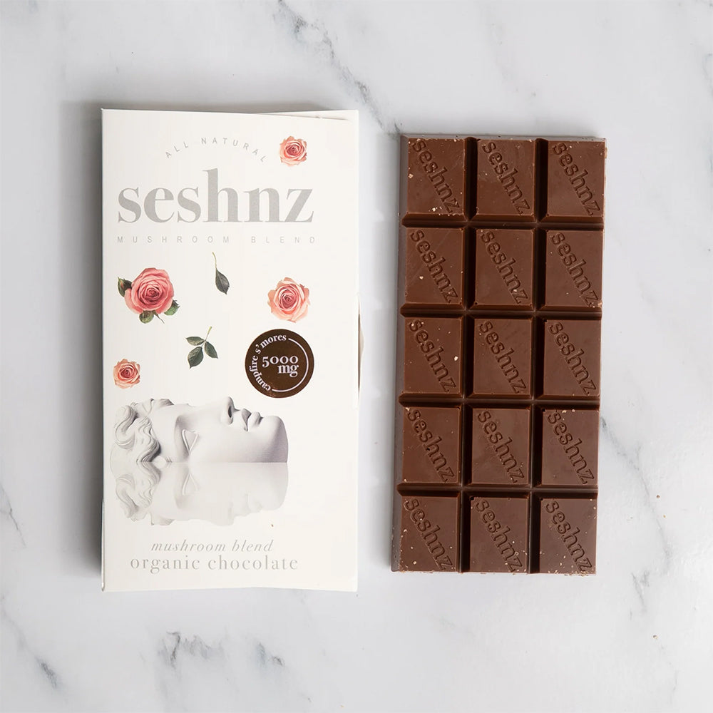 Seshnz Mushroom Blend Chocolate Bar - 5000mg