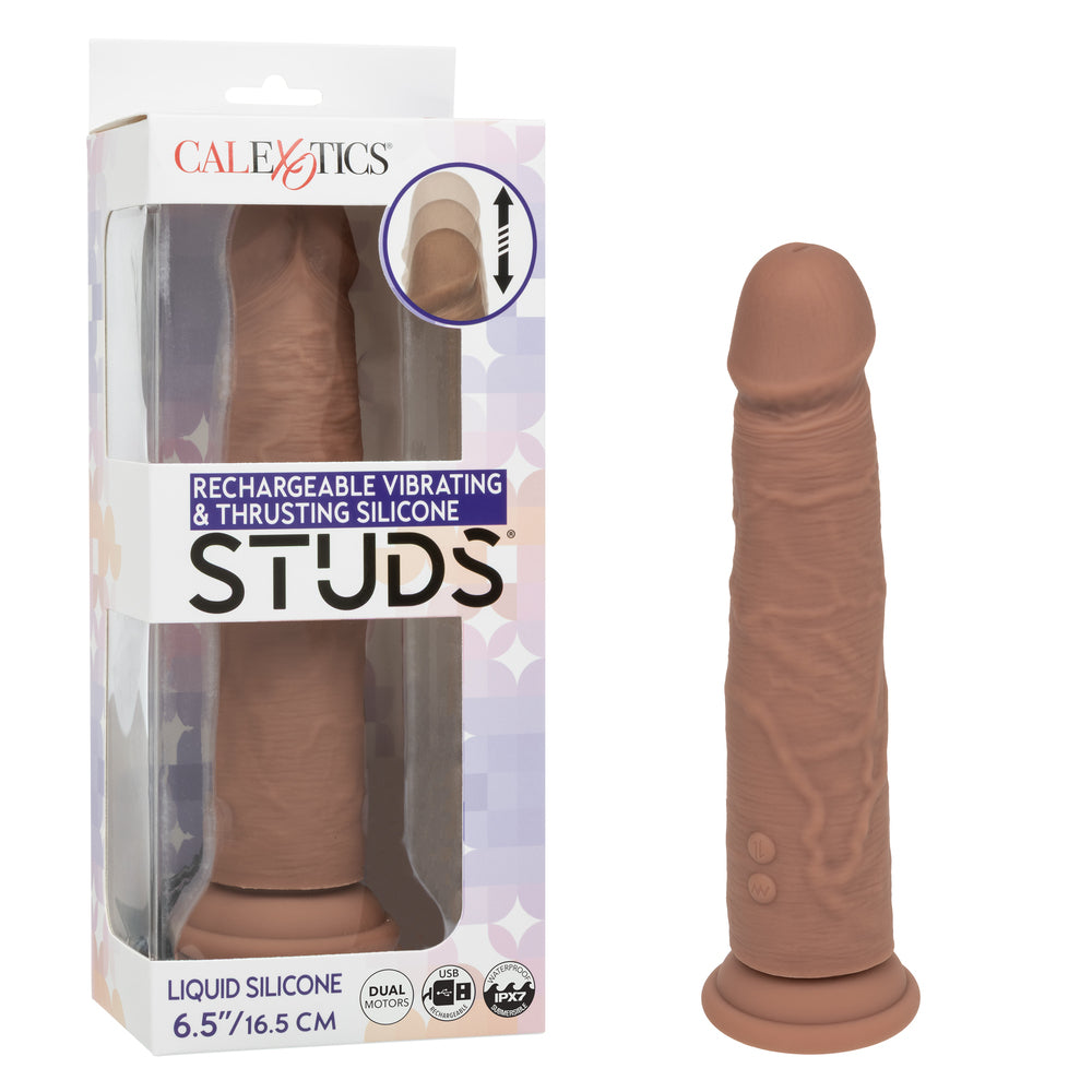 RECHARGEABLE THRUSTING STUD - BROWN