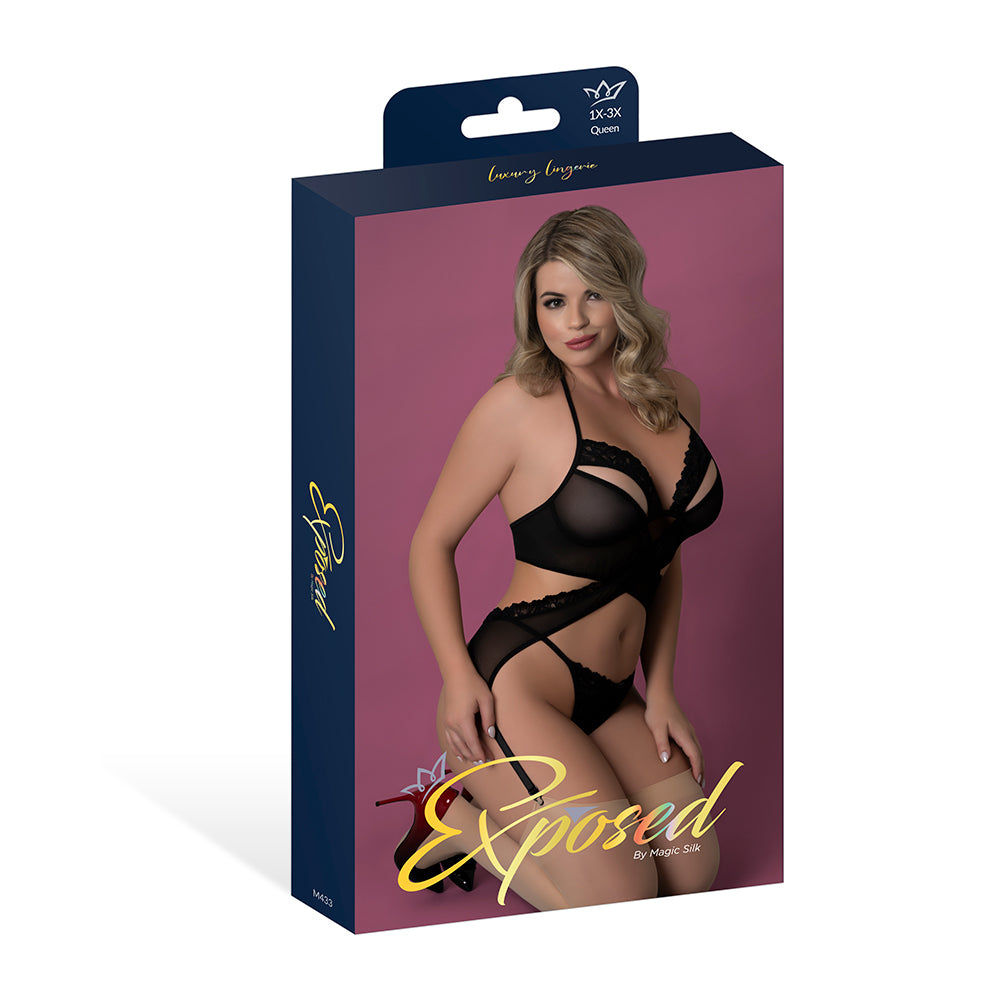 RUSH MERRY WIDOW & PANTY SET - Q