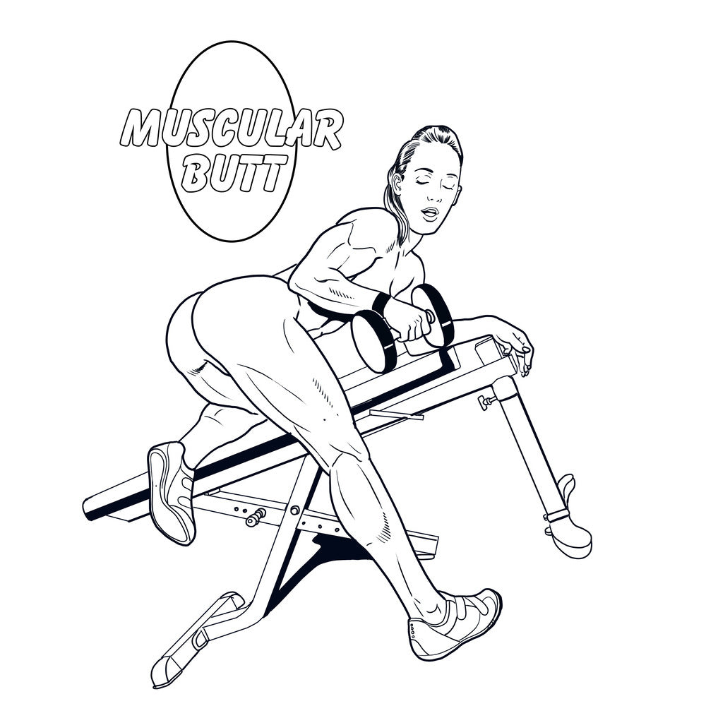 SEXY BUTTS COLORING BOOK