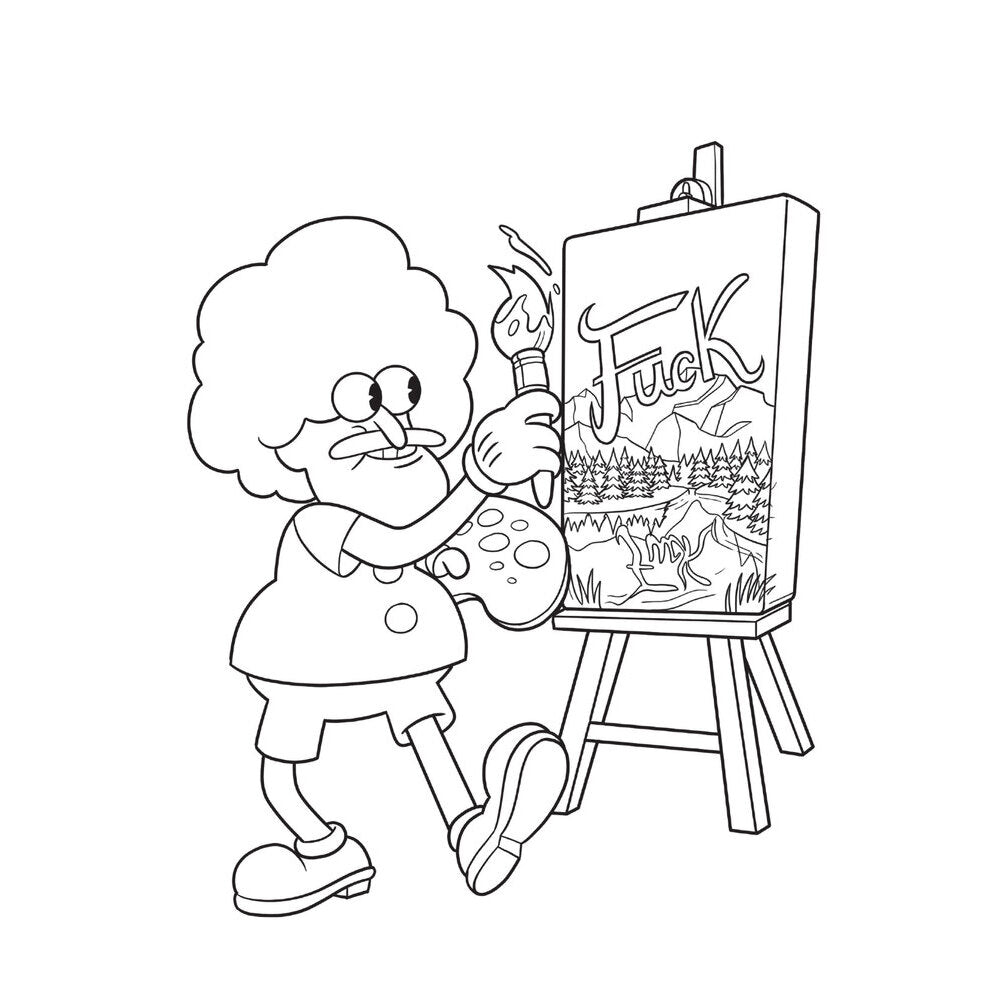 SUCK MY CRAYON COLORING BOOK