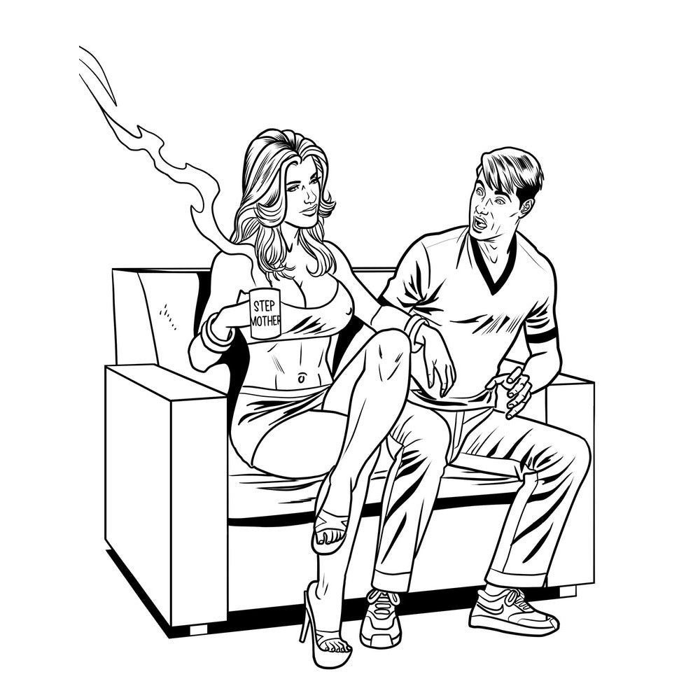 THE MILF PORN COLORING BOOK