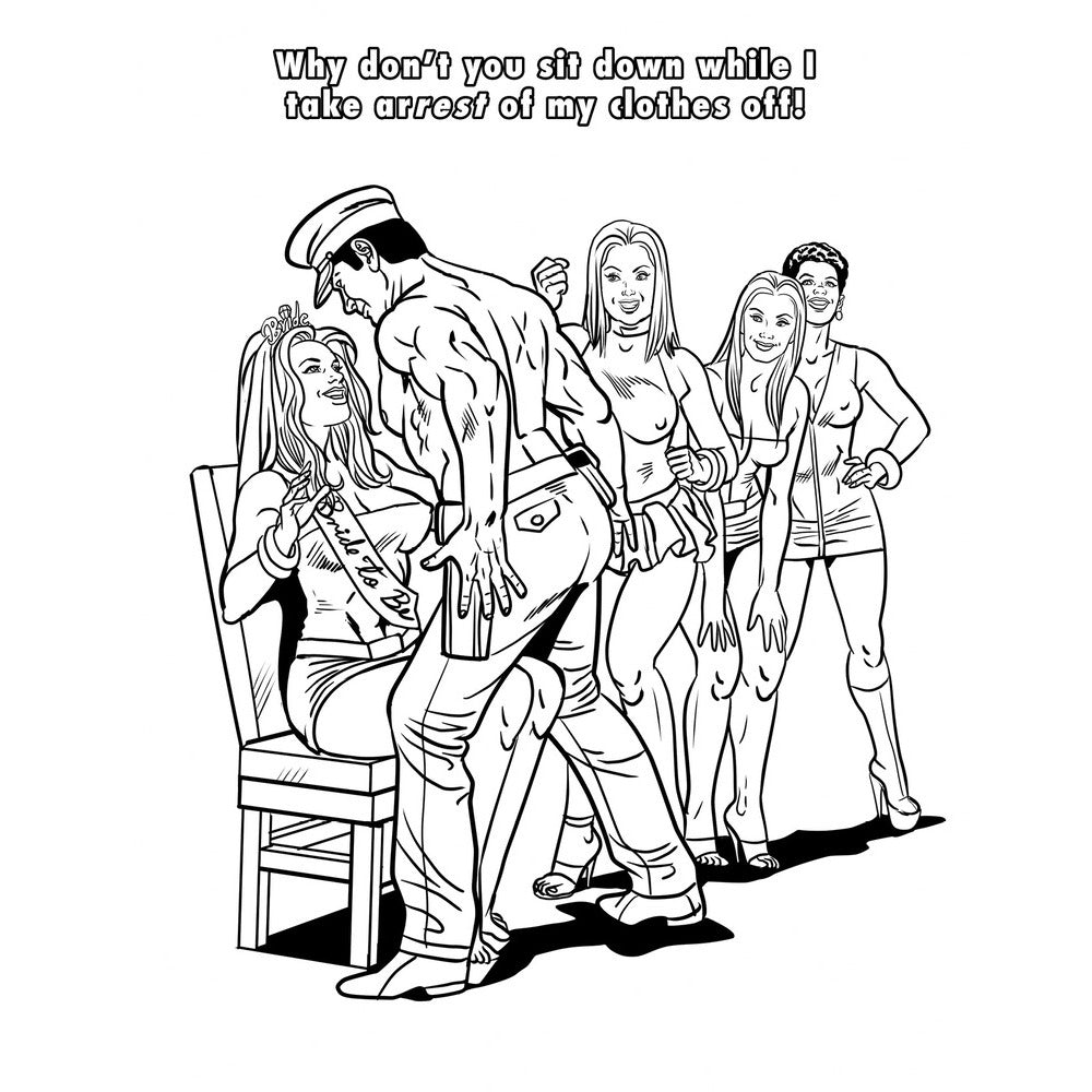 BACHELORETTE PARTY COLORING BOOK