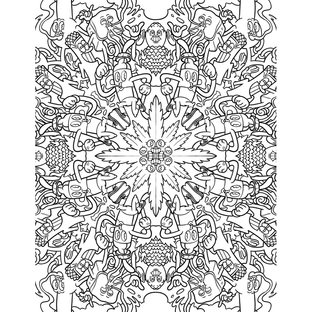 IT'S 4:20, TIME TO COLOR COLORING BOOK