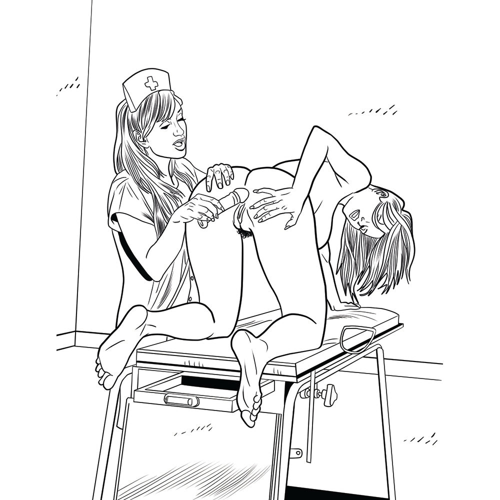 XXX NURSES COLORING BOOK