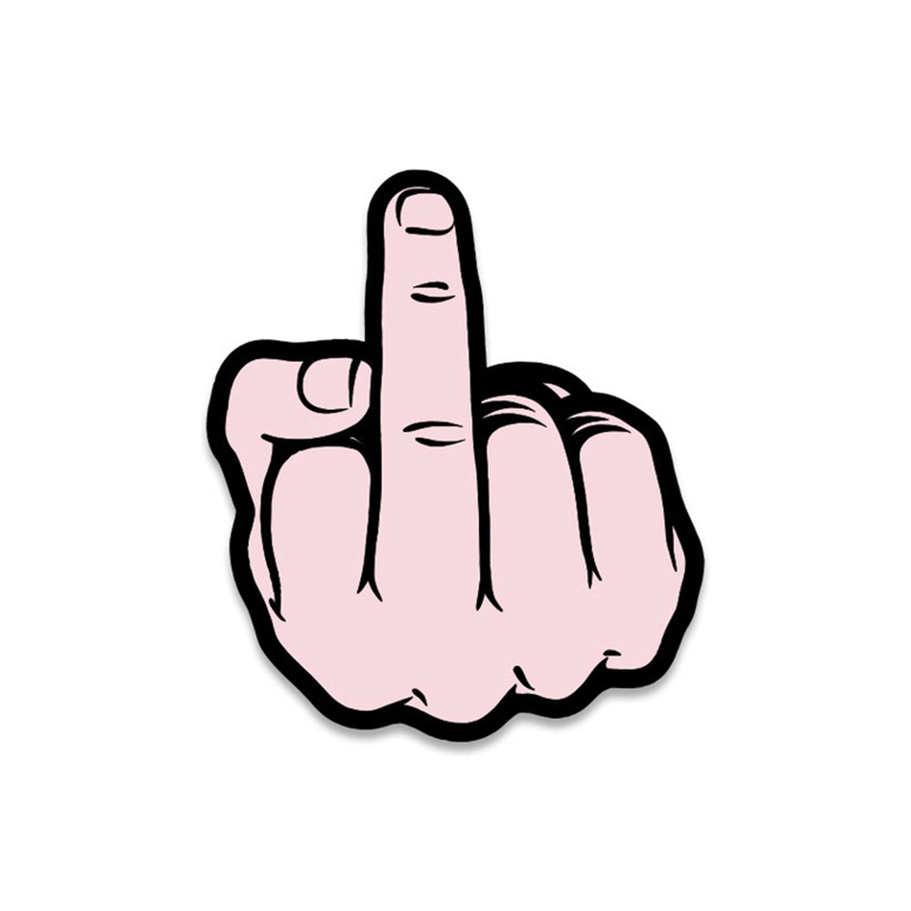 MIDDLE FINGER PIN: PEACH