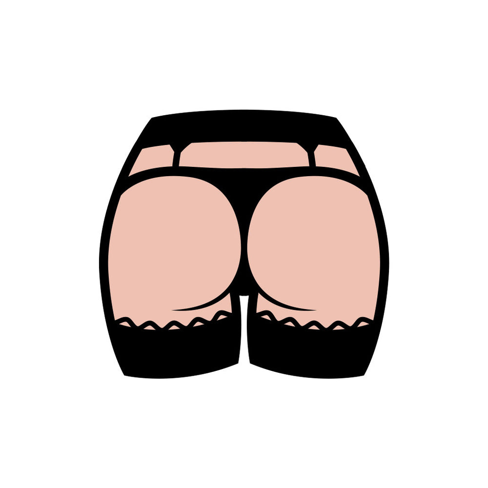BUTT ENAMEL PIN