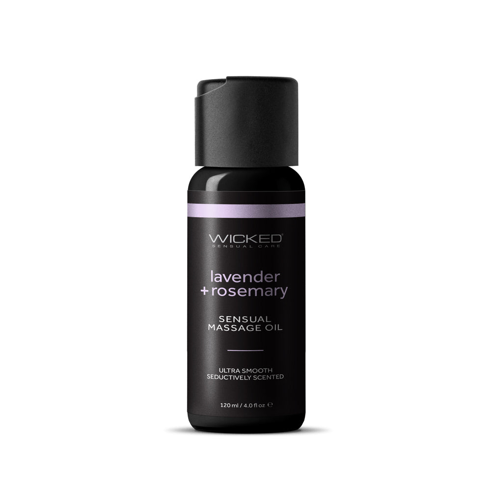 MASSAGE OIL 4OZ - LAVENDER & ROSEMARY