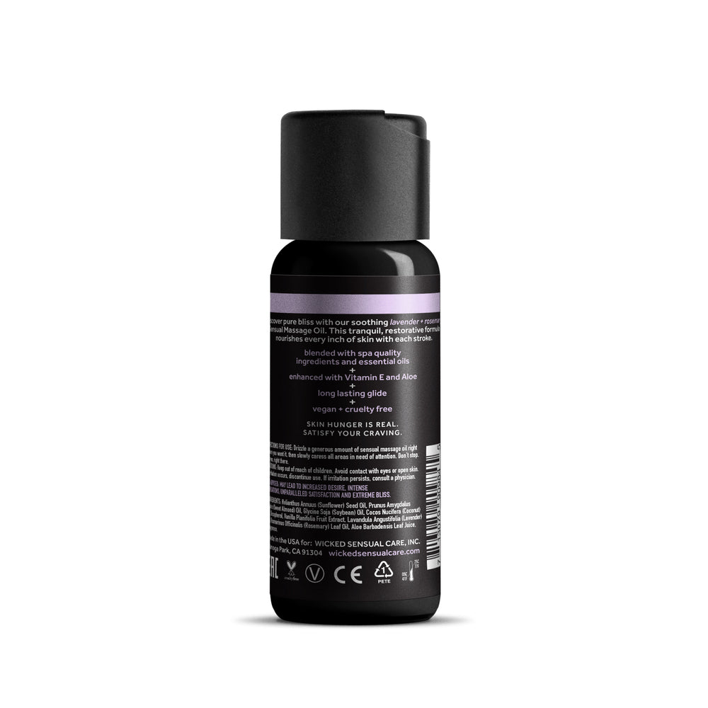 MASSAGE OIL 4OZ - LAVENDER & ROSEMARY