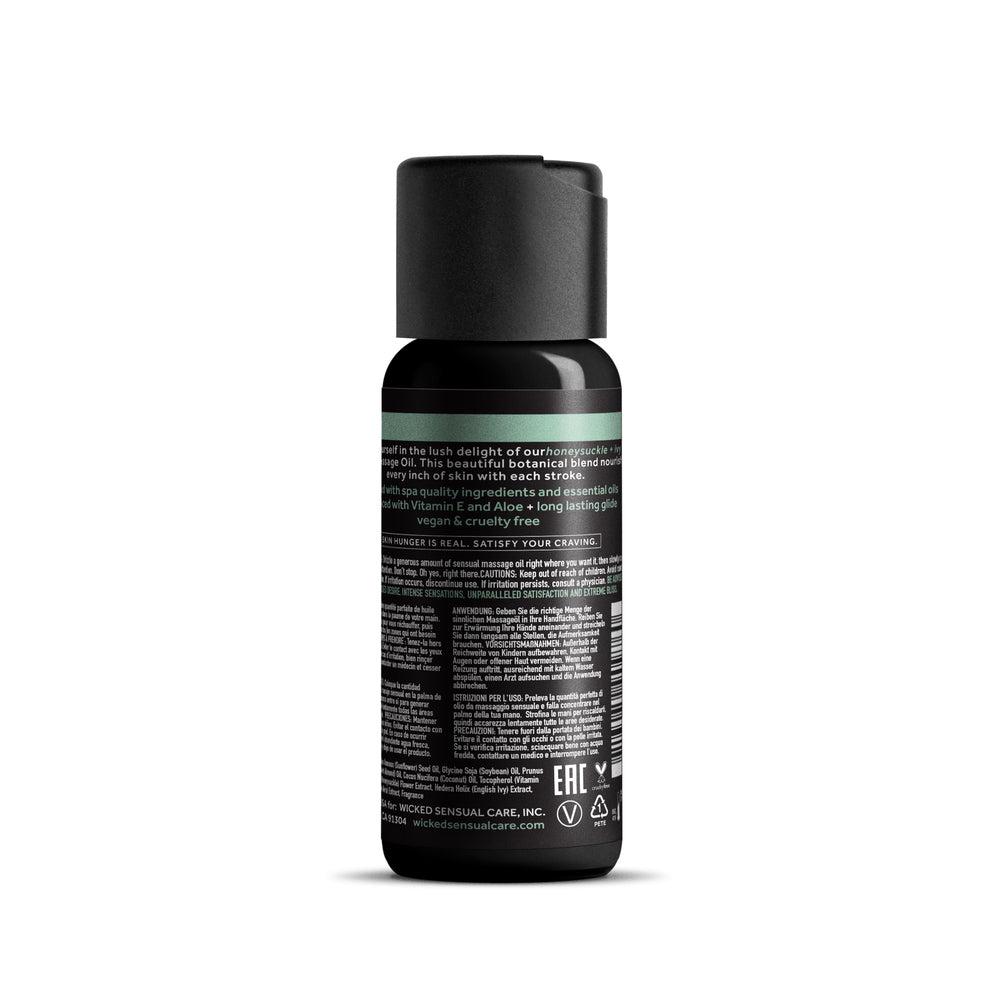 MASSAGE OIL 4OZ - HONEYSUCKLE & IVY