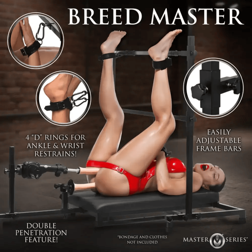 BREED MASTER BREEDING STAND W/ SEX MACHINE