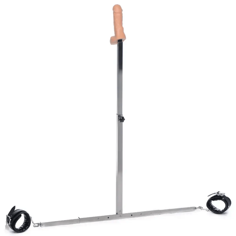 SQUAT ANAL IMPALER W/ SPREADER BAR AND CUFFS