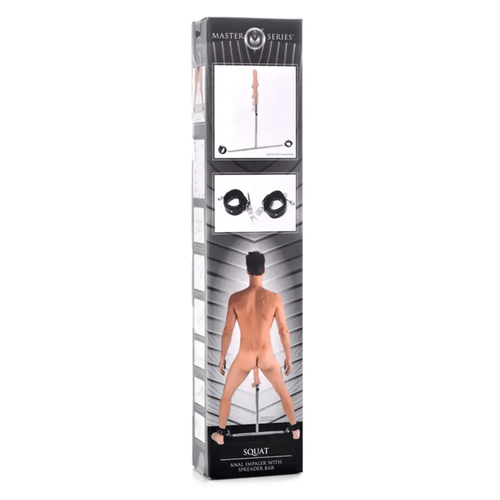 SQUAT ANAL IMPALER W/ SPREADER BAR AND CUFFS