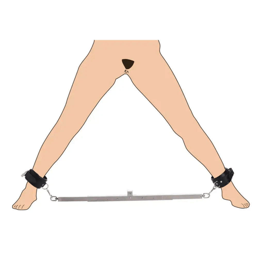 SQUAT ANAL IMPALER W/ SPREADER BAR AND CUFFS