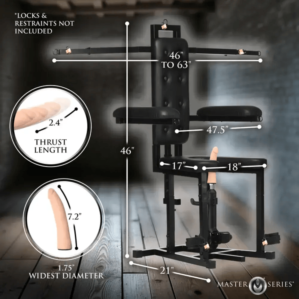 ENFORCER CHAIR WITH SEX MACHINE