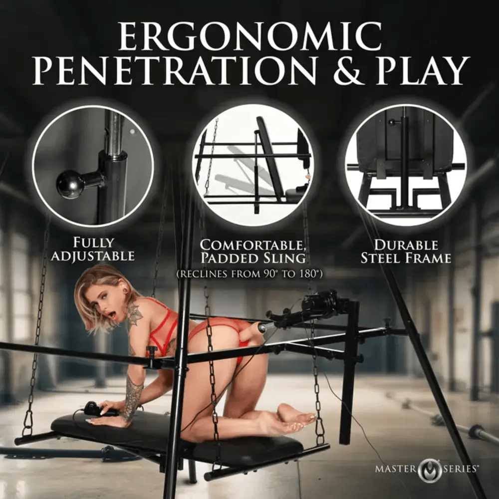 THRONE DELUXE ADJUSTABLE SLING WITH SEX MACHINE