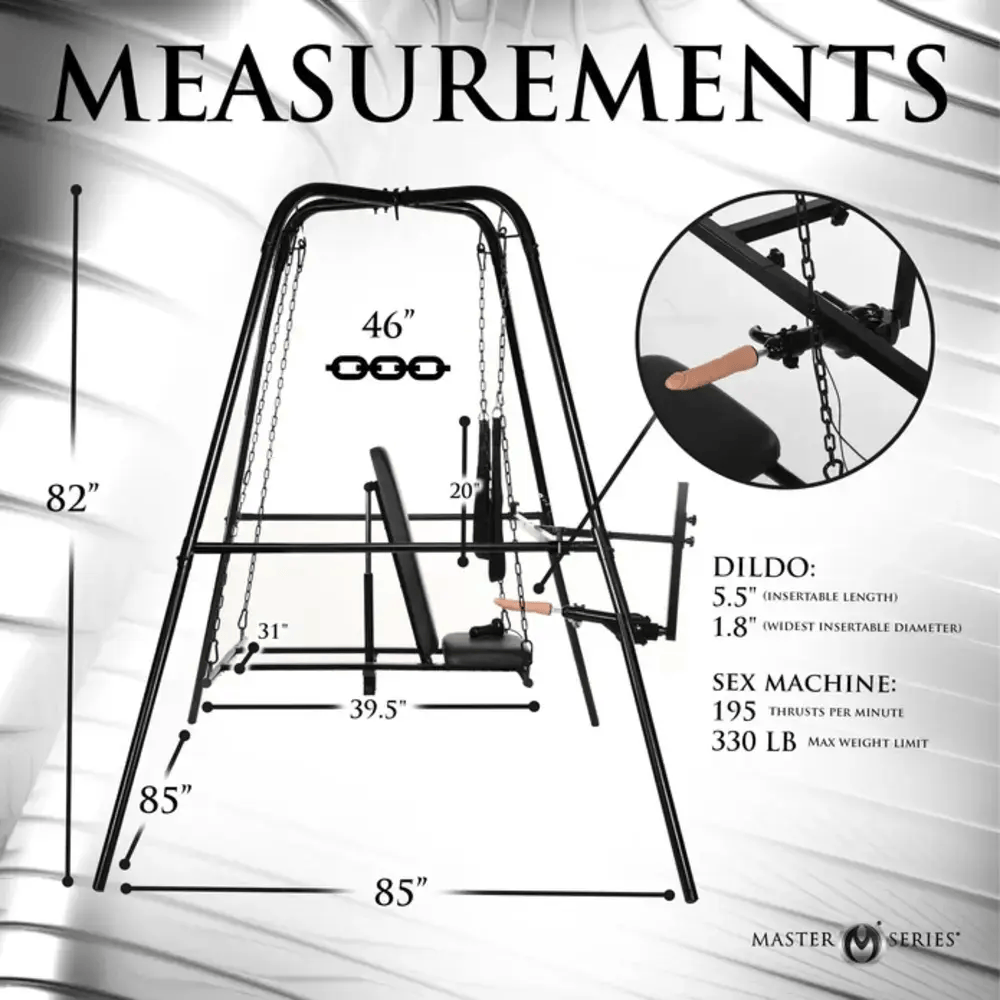 THRONE DELUXE ADJUSTABLE SLING WITH SEX MACHINE