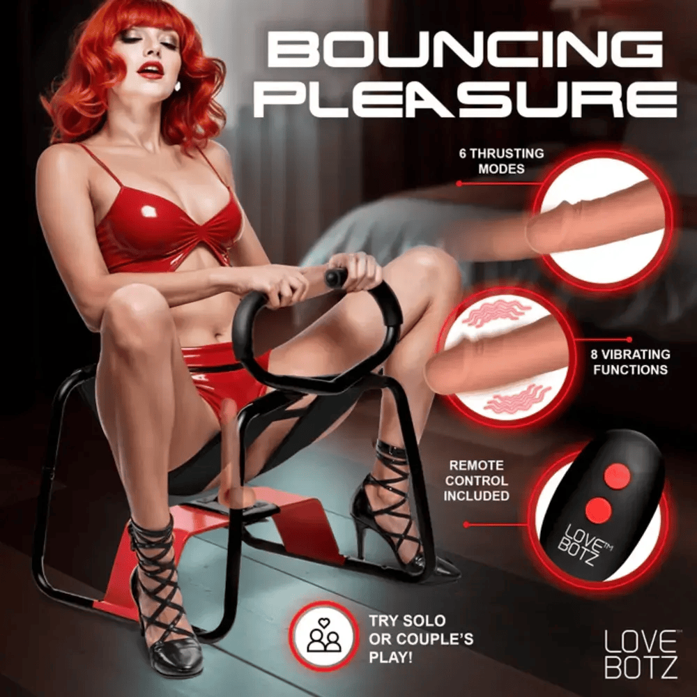 BANGIN' BENCH WITH THRUSTING & VIBRATING DILDO