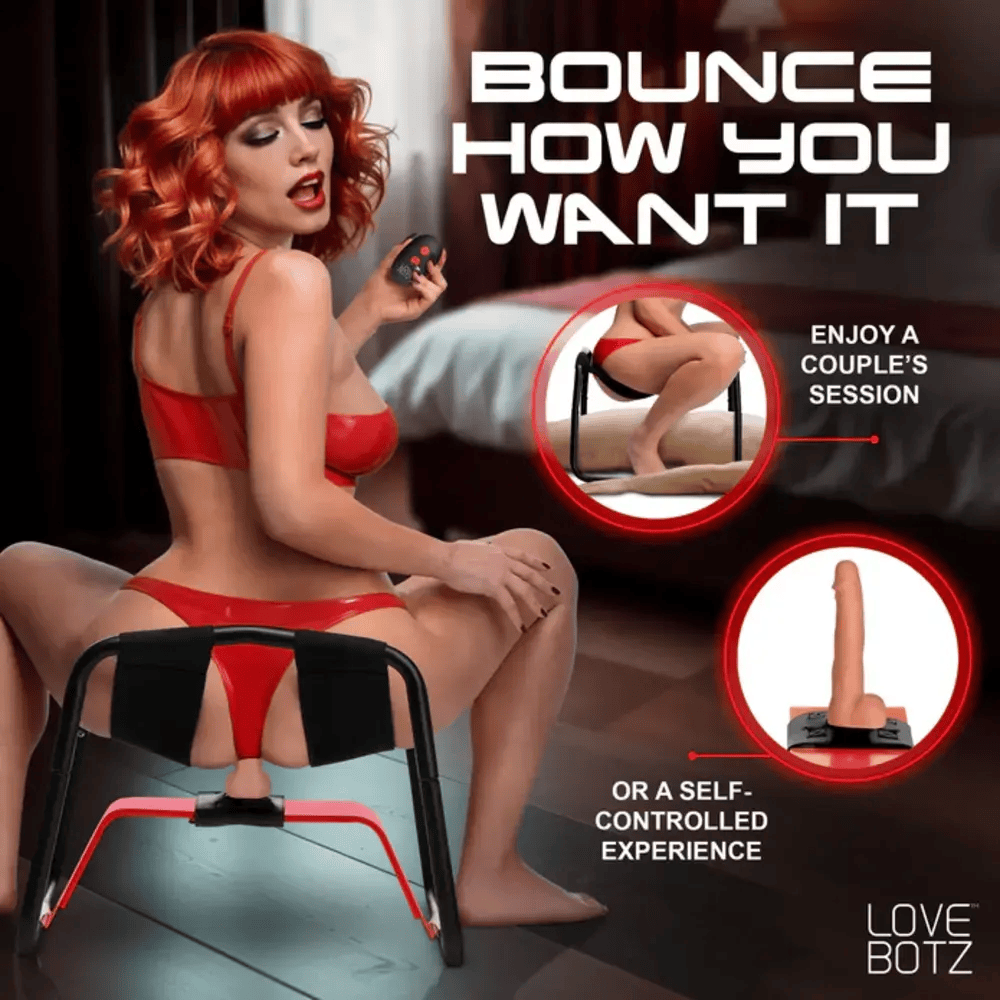 BANGIN' BENCH WITH THRUSTING & VIBRATING DILDO
