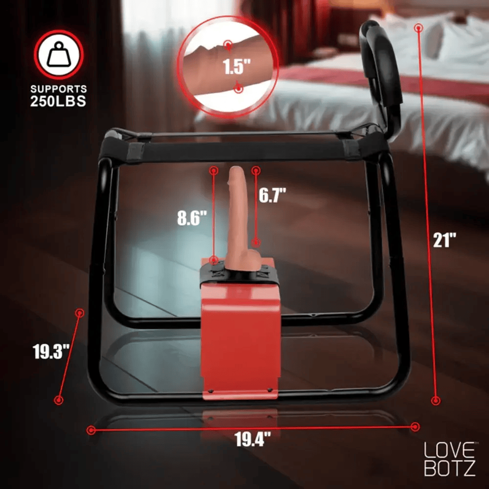 BANGIN' BENCH WITH THRUSTING & VIBRATING DILDO