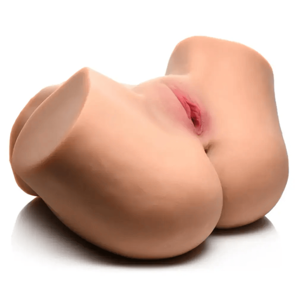 SQUEEZING AND VIBRATING PUSSY AND ASS MASTURBATOR