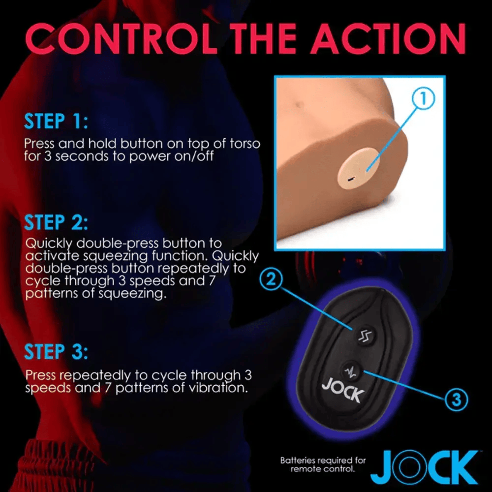 AUTO-SQUEEZING & VIBRATING MALE MASTURBATOR