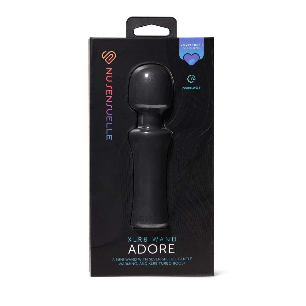 ADORE XRL8 WAND WITH HEAT - BLACK