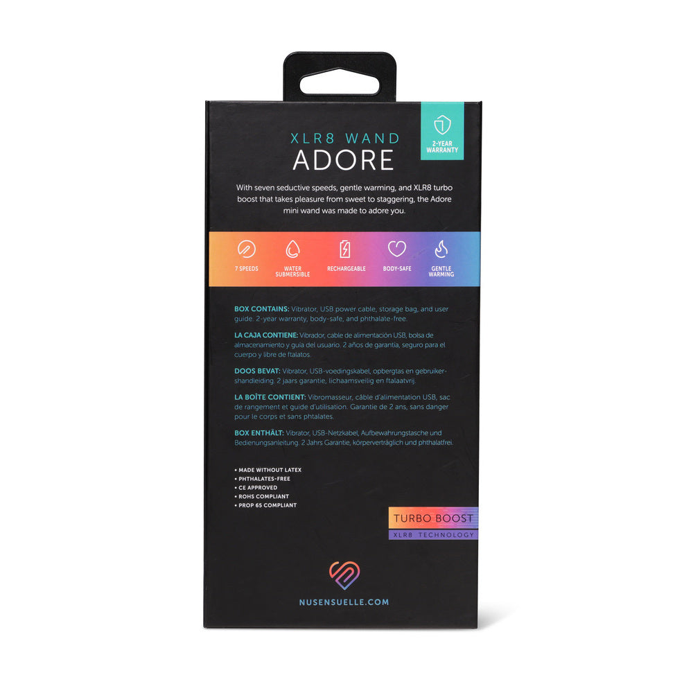 ADORE XRL8 WAND WITH HEAT - HOT PINK