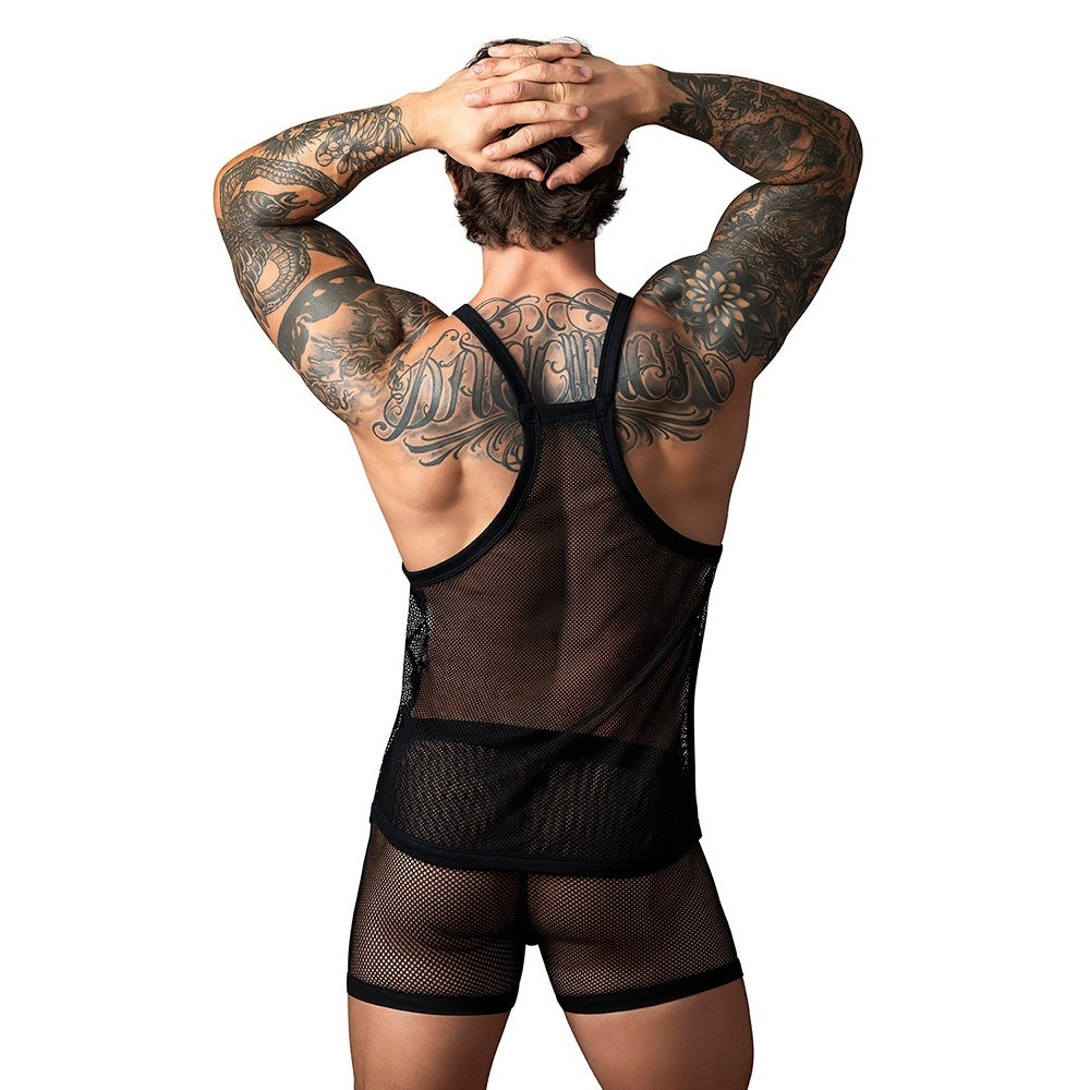 FISHNET 2.0 TANK TOP - BLACK - S/M