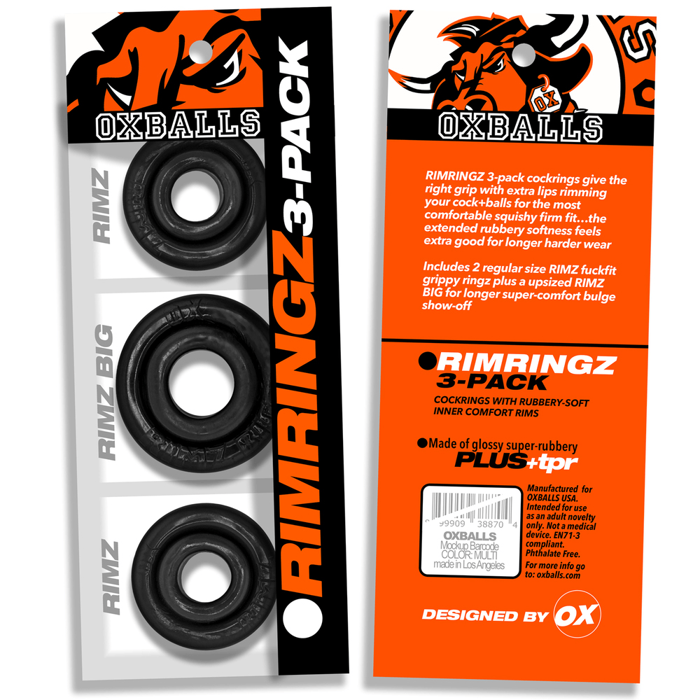 RIMRINGZ 3PK - BLACK