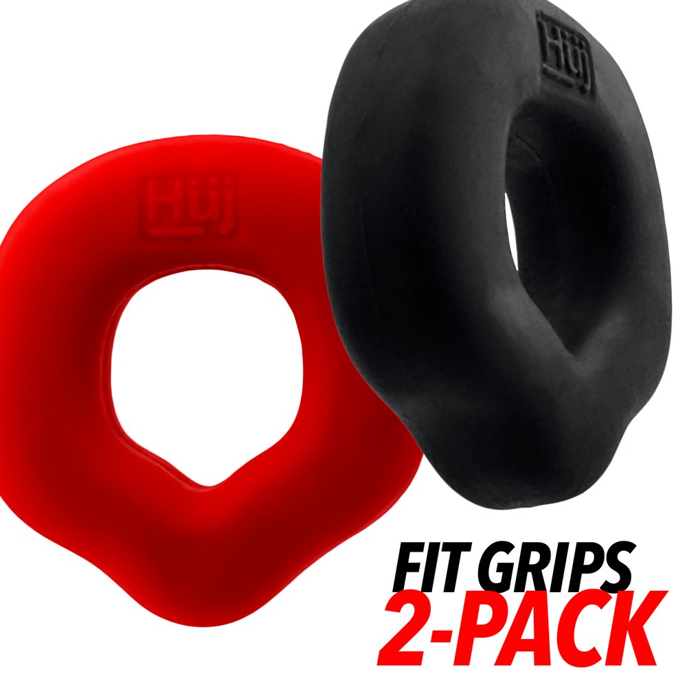 FIT GRIPS - BLACK + RED
