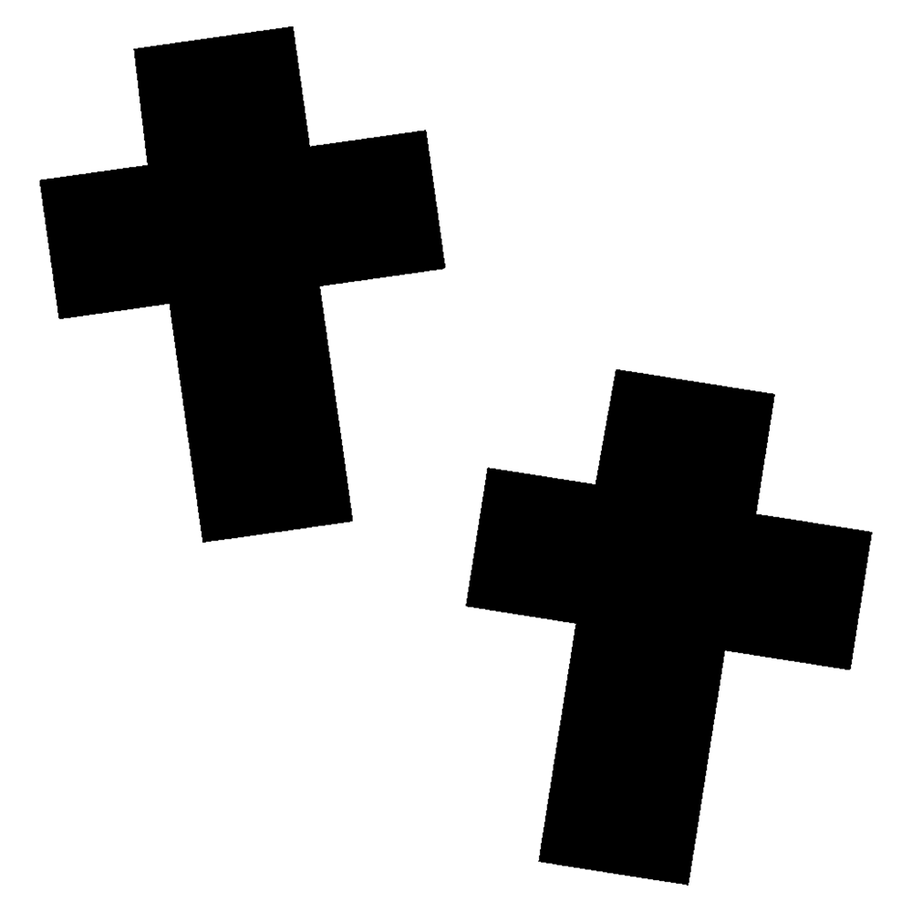 DOM SQUAD WET VINYL BLACK CRUCIFIX NIPPLE COVER PASTIES
