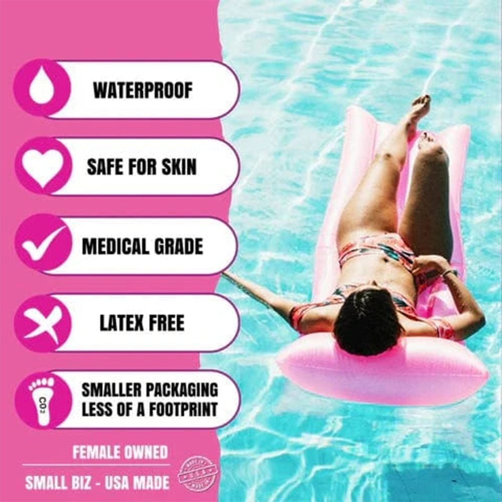 DOM SQUAD WET VINYL BLACK CRUCIFIX NIPPLE COVER PASTIES