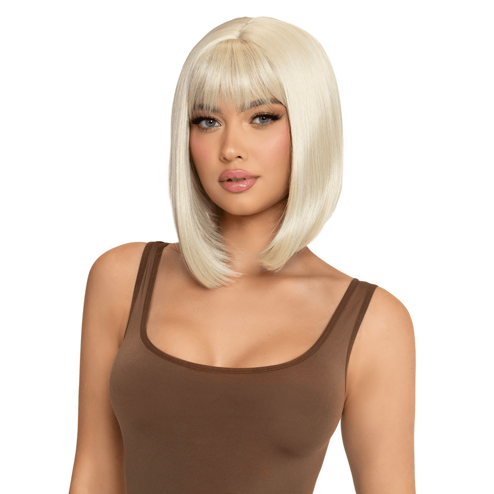 ANGLED BOB WIG - BLONDE