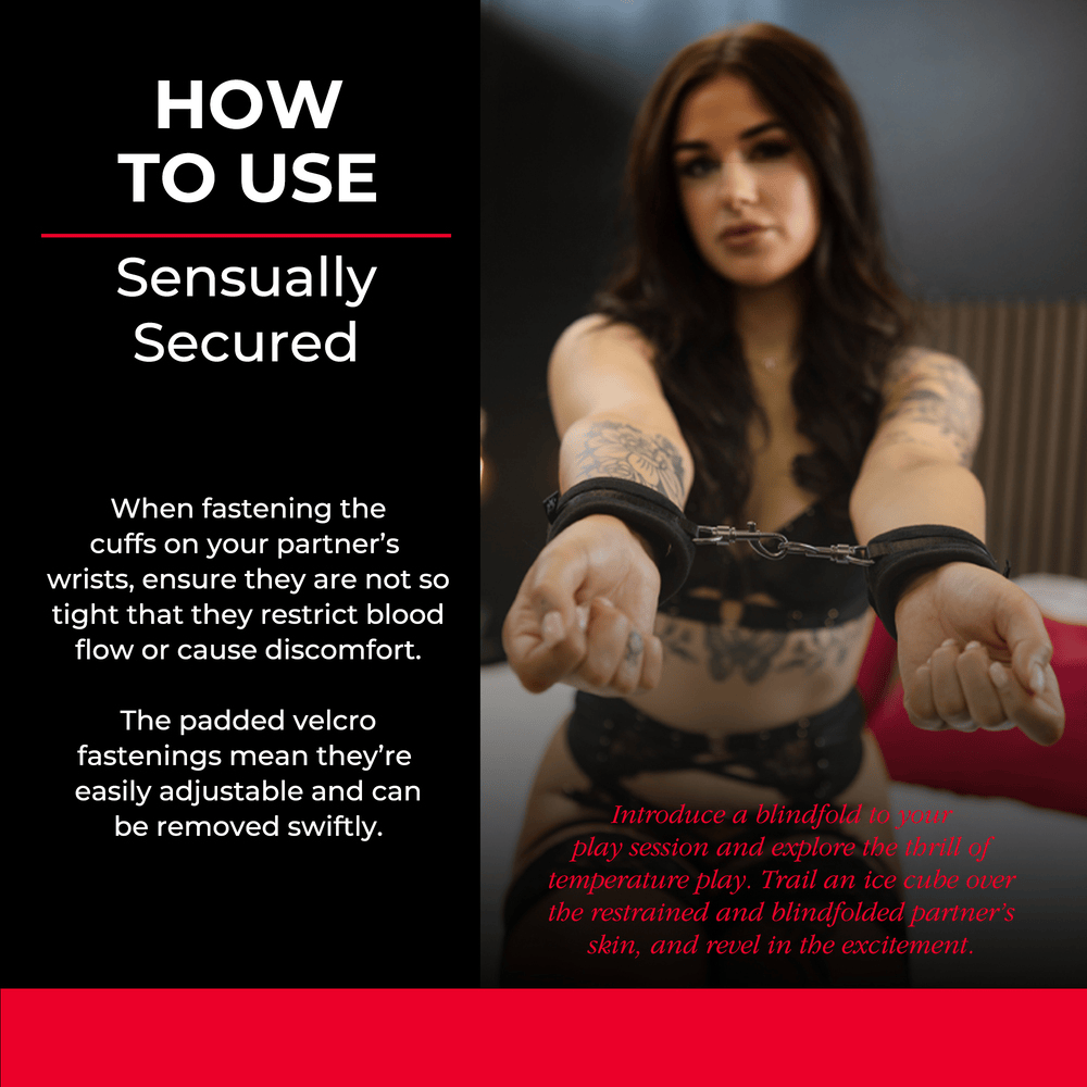 SENSUALLY SECURED HANDCUFFS