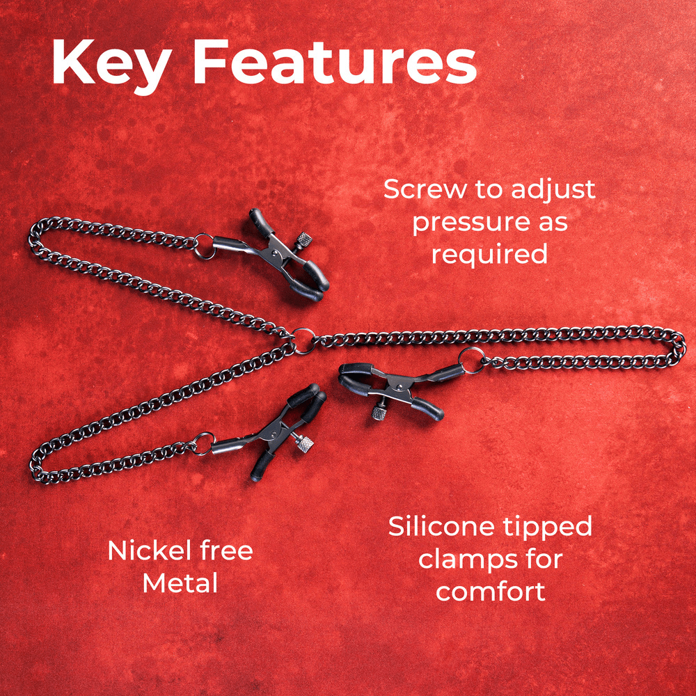 TRIPLE TEASE NIPPLE + CLAMP SET