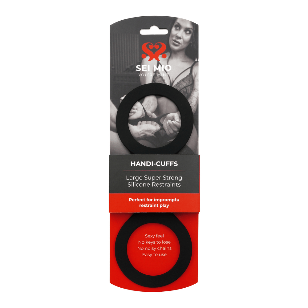 SILICONE HANDI-CUFFS - LARGE