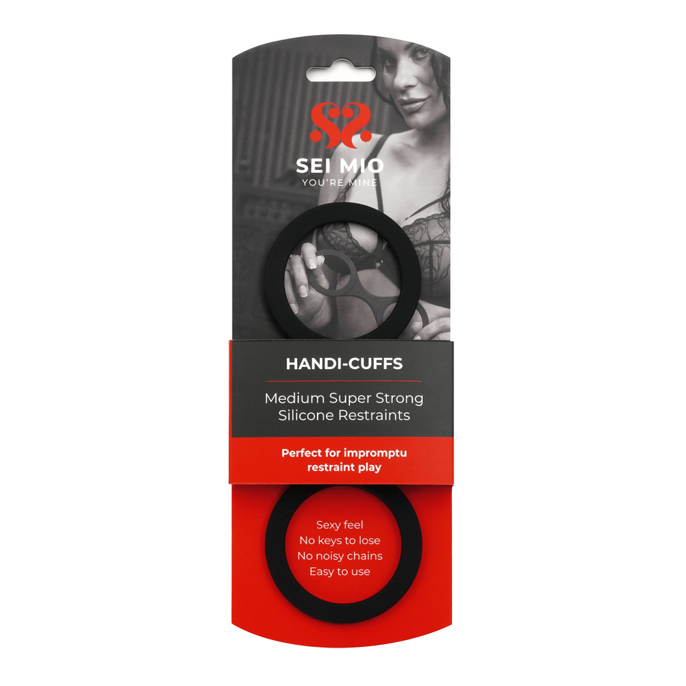 SILICONE HANDI-CUFFS - MEDIUM