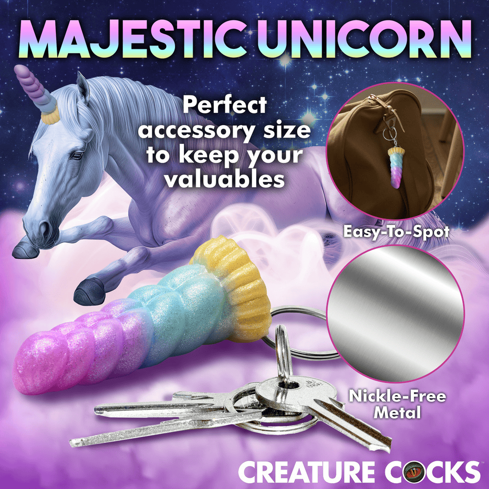 MYSTIQUE UNICORN KEYCHAIN