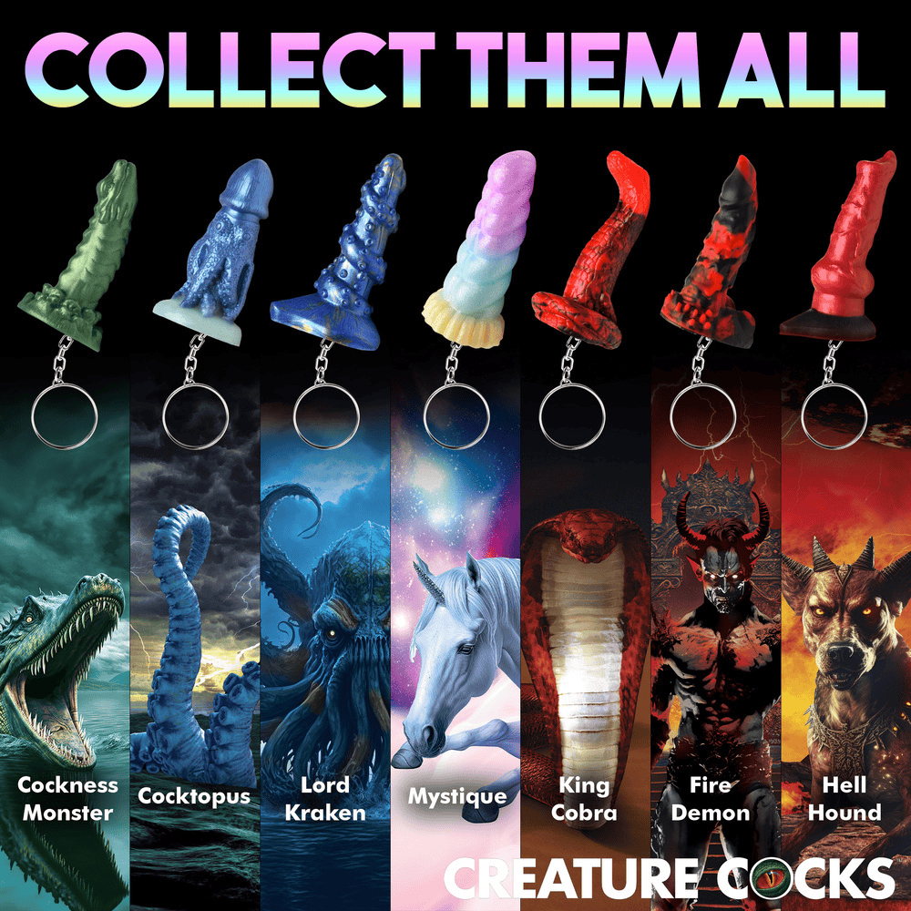MYSTIQUE UNICORN KEYCHAIN