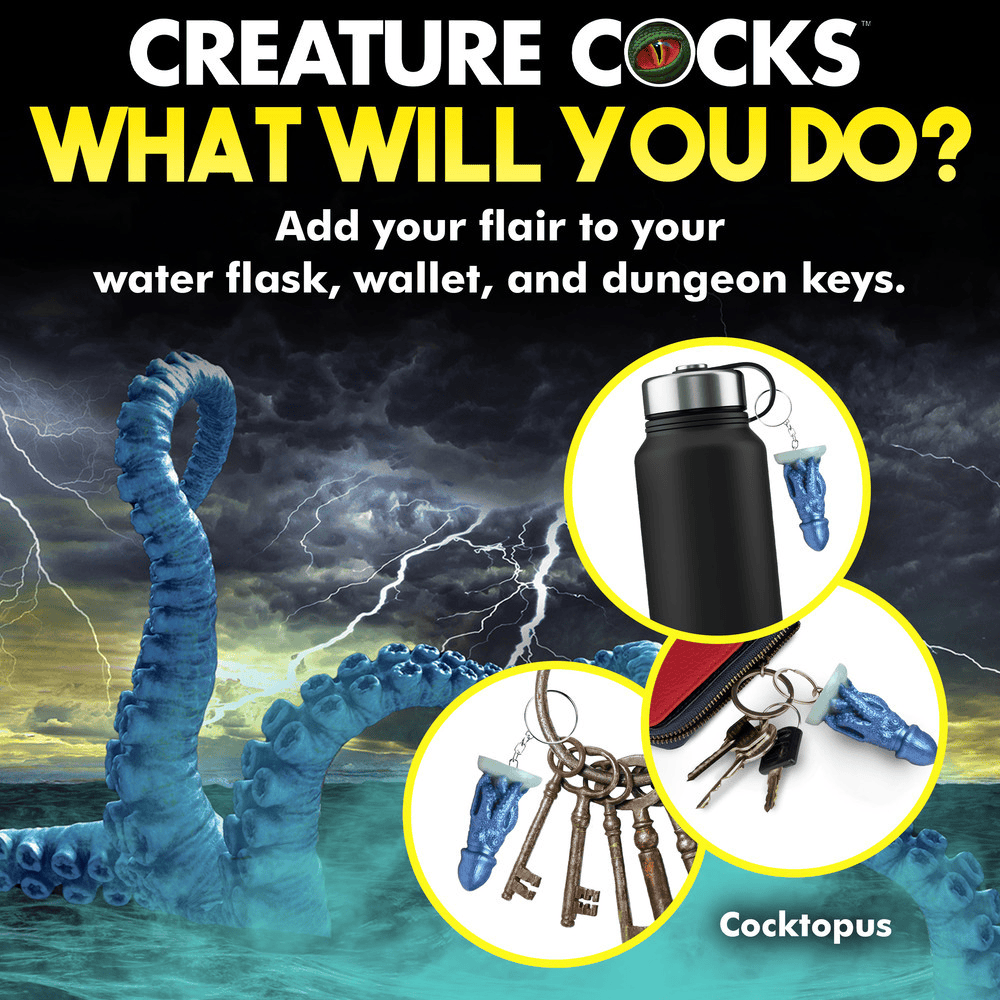 COCKTOPUS KEYCHAIN