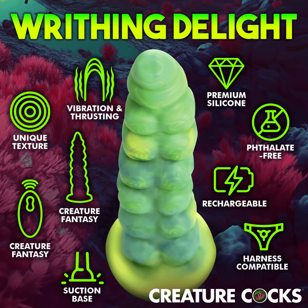SQUIRMER THRUSTING + VIBRATING DILDO