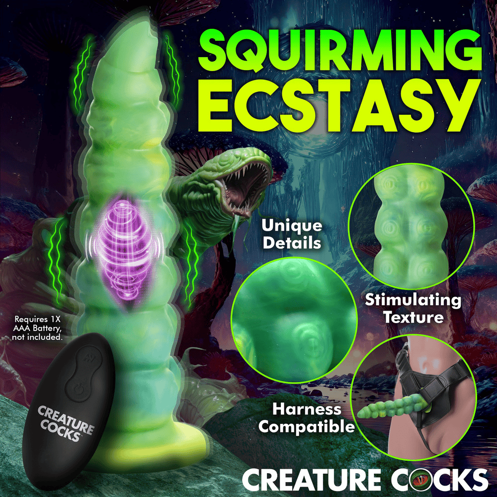 SQUIRMER THRUSTING + VIBRATING DILDO