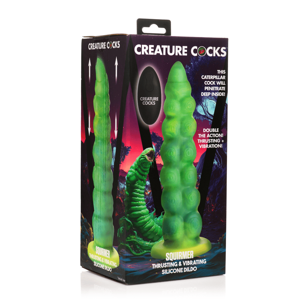 SQUIRMER THRUSTING + VIBRATING DILDO
