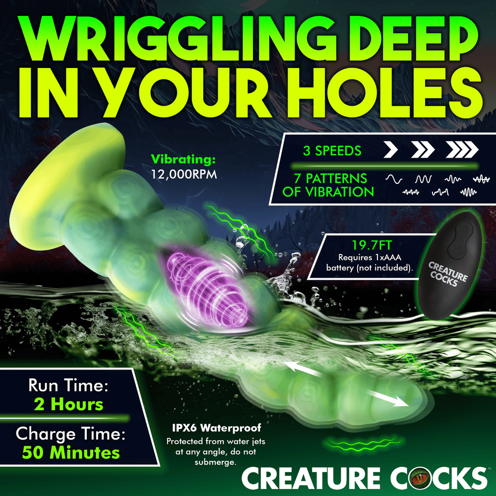 SQUIRMER THRUSTING + VIBRATING DILDO
